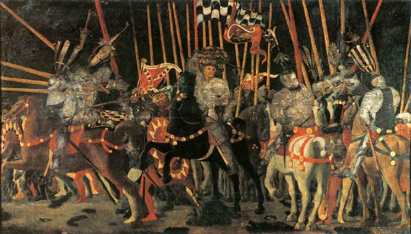 UCCELLO, Paolo Micheletto da Cotignola Engages in Battle rt oil painting picture